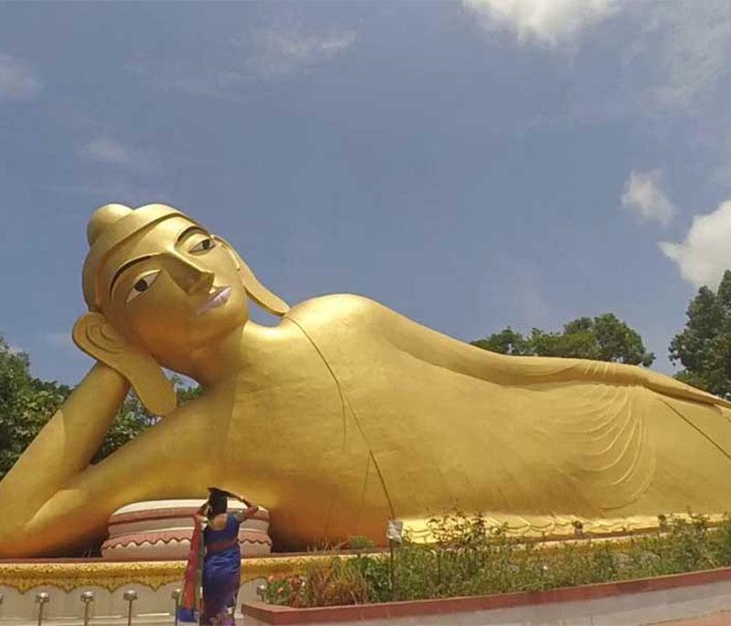 Ramu, Cox's Bazar, depicting the town with its ancient Buddhist temples, pagodas, and vibrant cultural heritage.