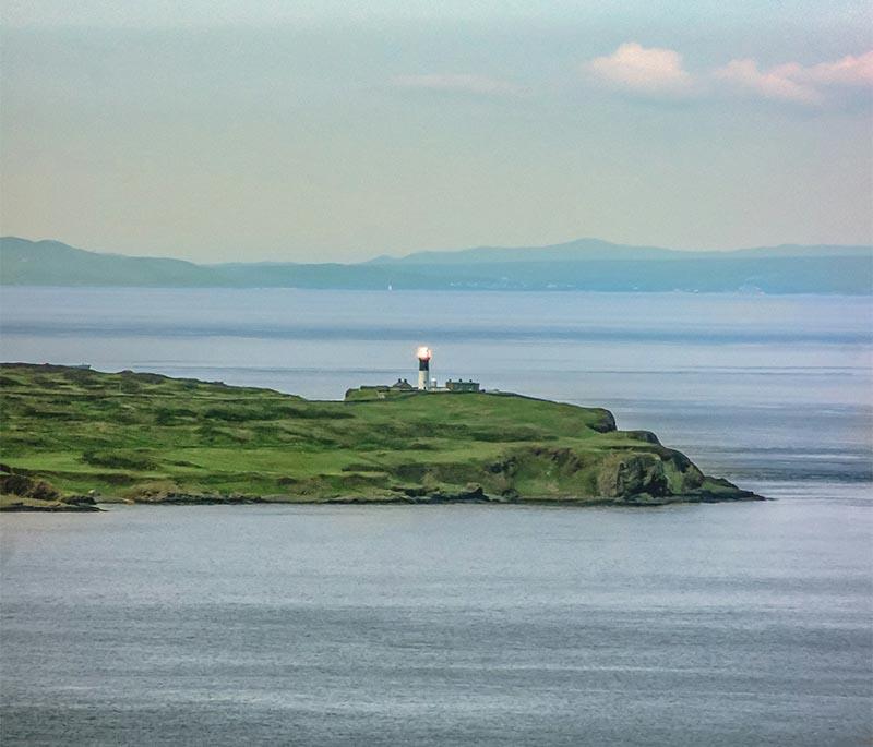 Rathlin Island, County Antrim, a small island known for its stunning coastal scenery, wildlife, and seabird colonies.