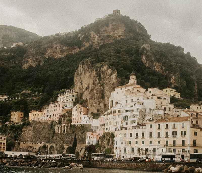 Ravello, Amalfi Coast, a charming town known for stunning views, historic villas, cultural events like the Ravello Festival.