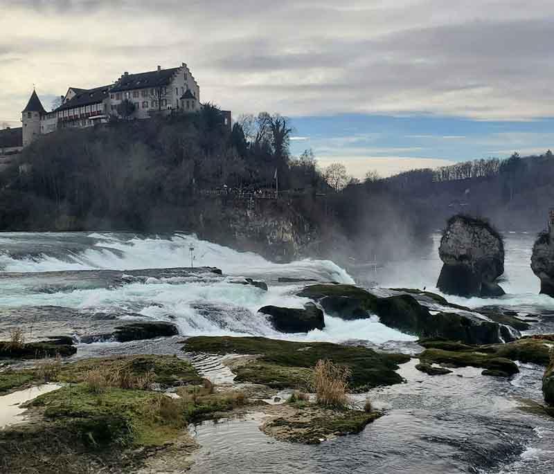 Rhine Falls - Europe's largest waterfall near Schaffhausen, providing impressive views and memorable tours.