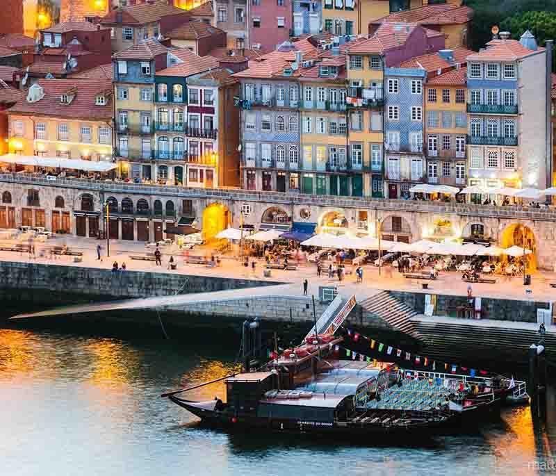 Ribeira District - The picturesque riverside district in Porto, known for its historic buildings and vibrant atmosphere.