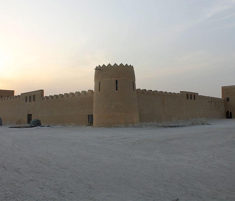 Riffa Fort, showcasing a historic fort with panoramic views of the surrounding area and cultural exhibits.