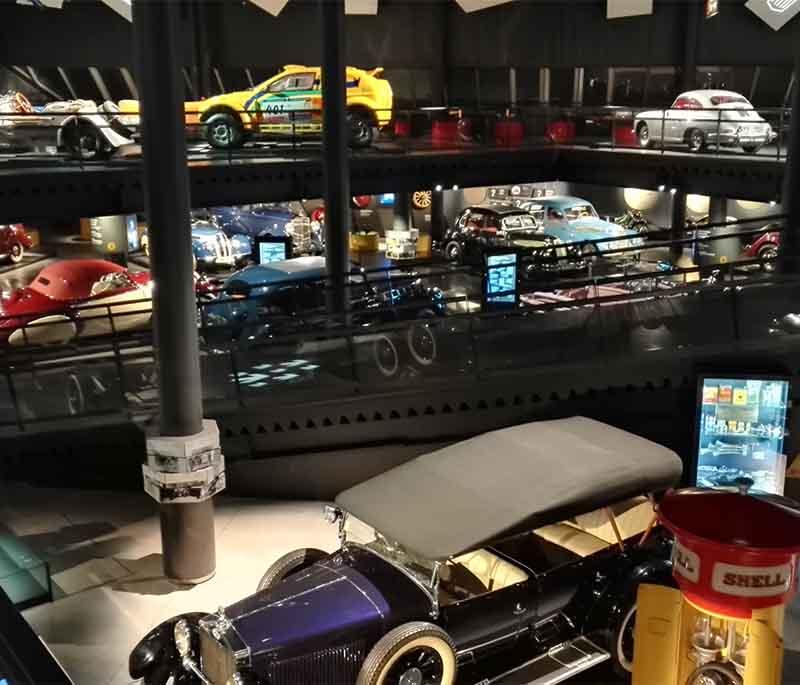 Riga Motor Museum, a museum in Riga featuring an extensive collection of vintage and classic cars and motorcycles.