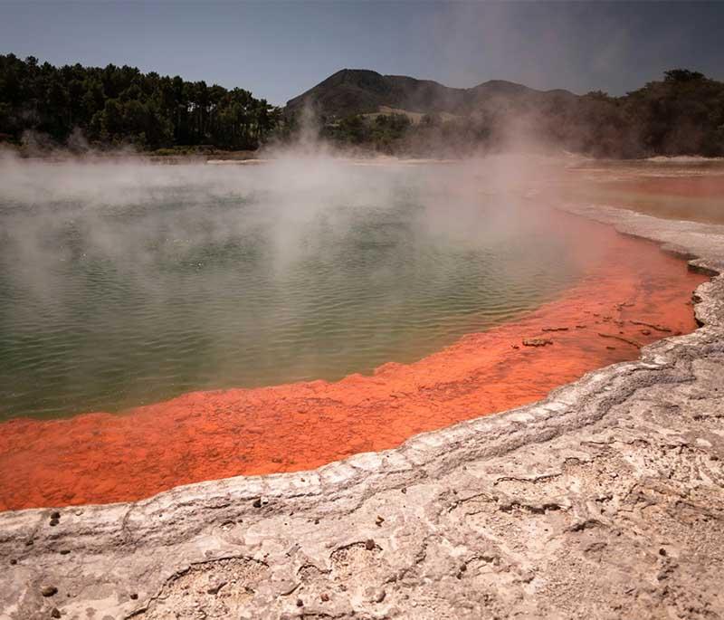 Rotorua, Bay of Plenty - Famous for its geothermal activity, Maori culture, adventure sports, and natural hot springs.