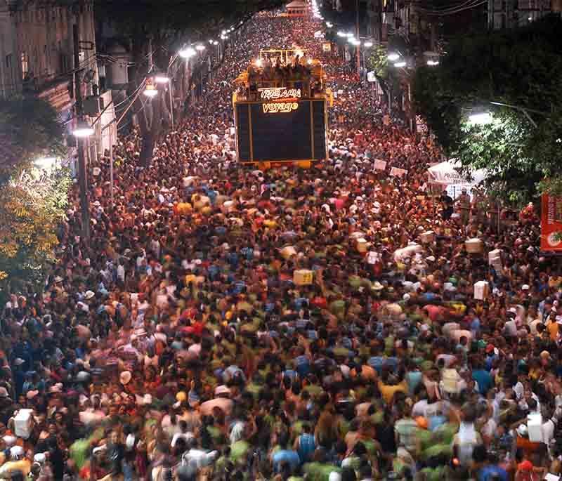 Salvador's Carnival, highlighting the energetic and colorful celebrations of one of the world's largest carnivals.