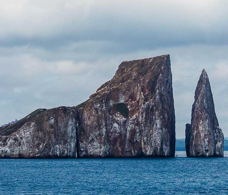 San Cristobal Island, part of the Galapagos, featuring diverse wildlife, beaches, and the capital, Puerto Baquerizo Moreno.