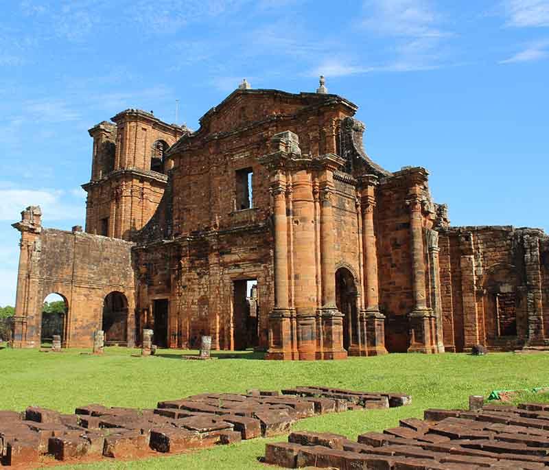 São Miguel das Missões, presenting the well-preserved ruins of a 17th-century Jesuit mission, a UNESCO World Heritage Site.