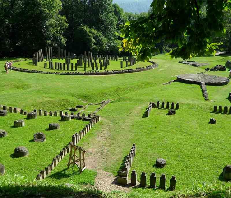 Sarmizegetusa Regia - The ancient capital of Dacia, featuring well-preserved ruins and a rich historical significance.