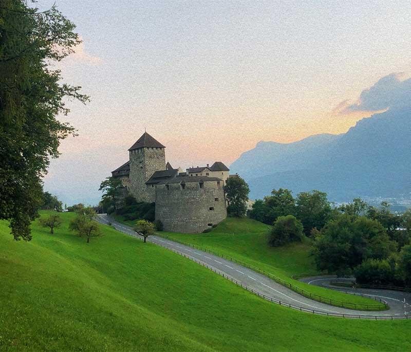 Schaaner Stadtle, the historic center of Schaan, known for its charming streets and cultural landmarks.