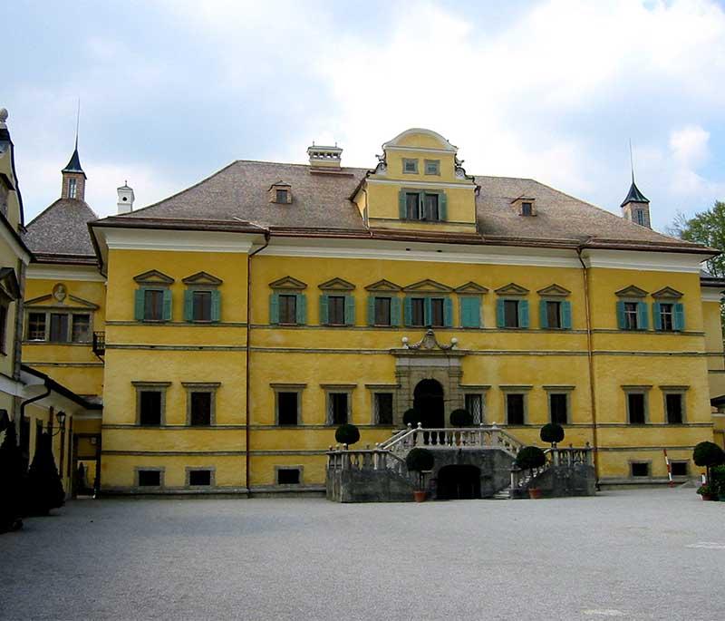 Schloss Hellbrunn in Salzburg: Known for its playful trick fountains, historical gardens, and unique visitor experiences.