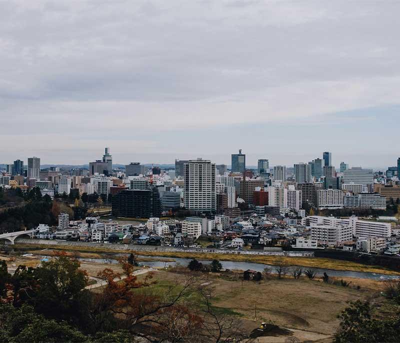 Sendai - A vibrant city known for its lush greenery, historical sites, delicious cuisine, and the famous Tanabata Festival.