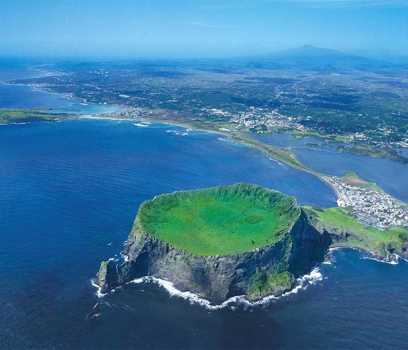 Seongsan Ilchulbong, Jeju Island - A volcanic crater known as Sunrise Peak, offering stunning views and hiking.