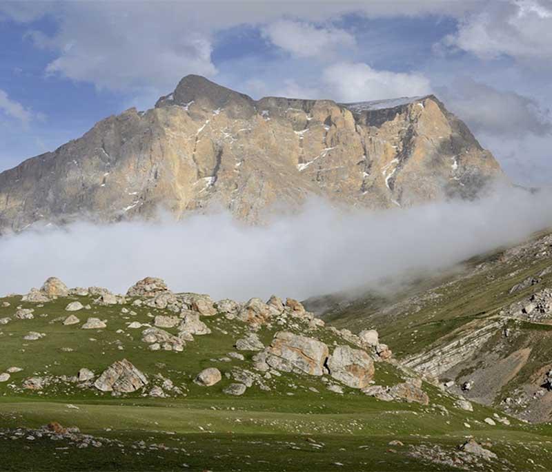 Shahbuz National Park, presenting a protected area with a rich ecosystem, hot springs, and scenic mountain landscapes.