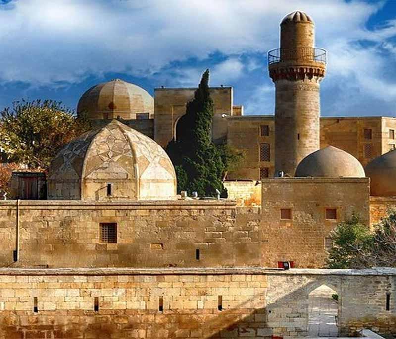 Shirvanshahs' Palace, Baku, focusing on the medieval palace complex, a key part of Baku’s historic core.