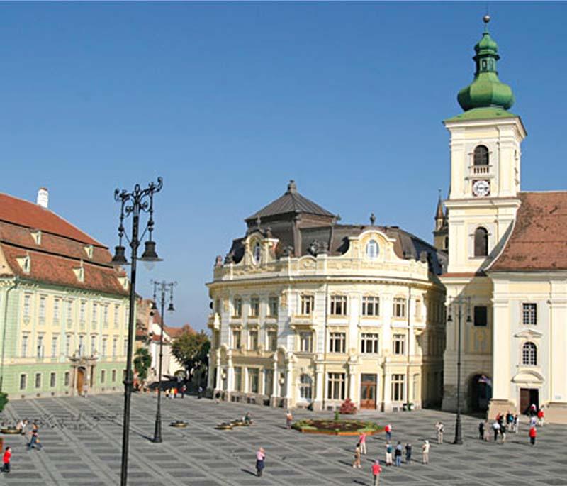 Sibiu - A picturesque Transylvanian town known for its well-preserved medieval center and vibrant cultural scene.