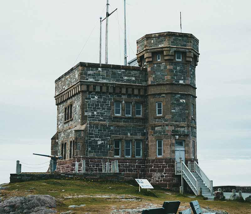 Signal Hill in St. John's, Newfoundland and Labrador, offers panoramic views and a rich history as a former signaling point.