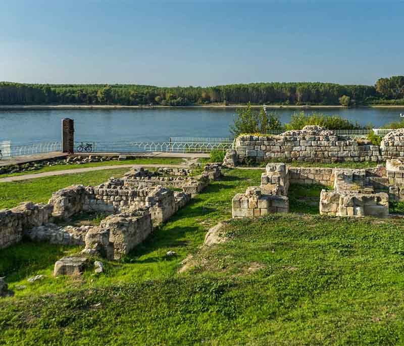 Silistra, located along the Danube River, known for its rich history, archaeological sites, and cultural significance.