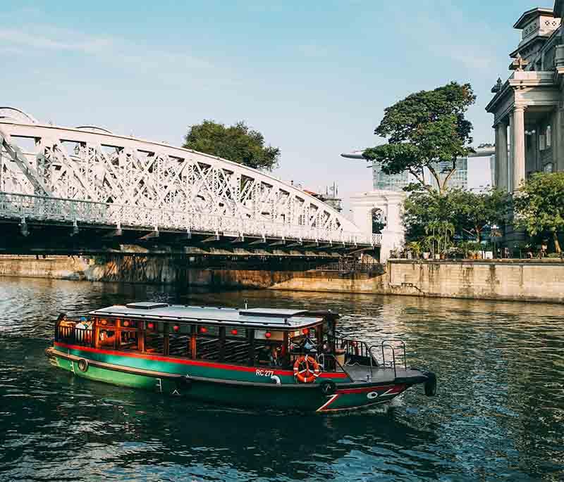 Singapore River Cruise - A scenic boat ride along the river, offering views of the city's historic and modern landmarks.