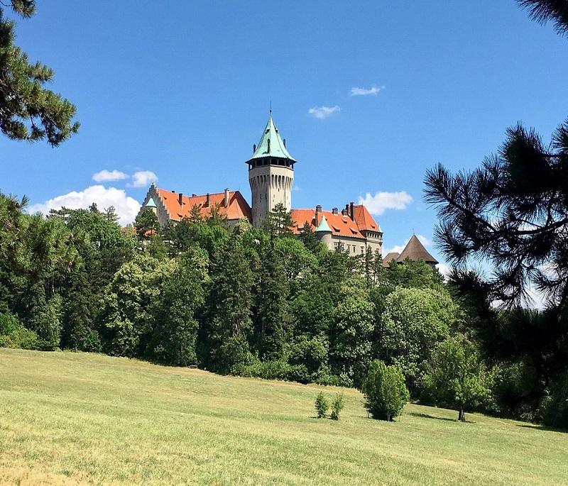 Smolenice Castle - A romantic castle surrounded by beautiful gardens and forests, open to the public for tours.