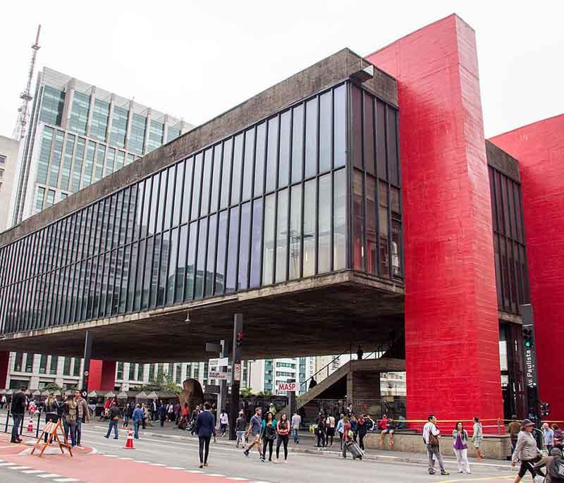 São Paulo Museum of Art (MASP), featuring a striking modernist building and an extensive collection of Western art.