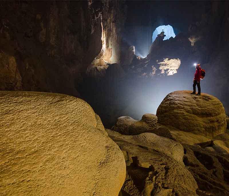 Son Doong Cave: World's largest cave in Phong Nha-Ke Bang, known for its immense size and unique ecosystems.
