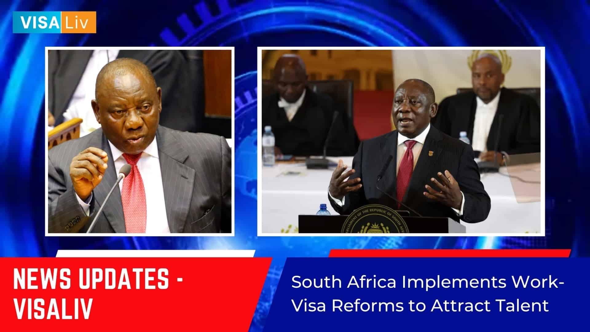 South Africa introduces work visa reforms to attract global talent, simplifying processes and boosting skilled workforce.