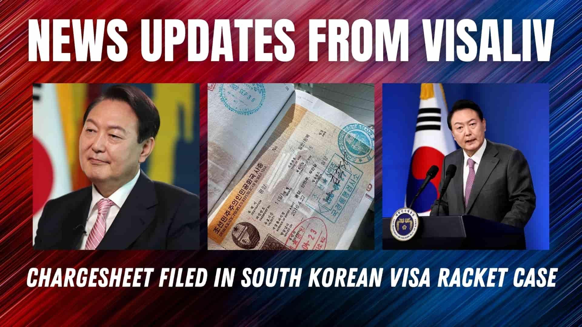 Chargesheet filed in South Korean visa racket case details alleged fraud and suspects involved in conspiracy for fake visas.