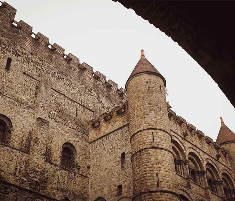 St. Bavo's Cathedral, Ghent, home to the famous Ghent Altarpiece and renowned for its majestic architecture.