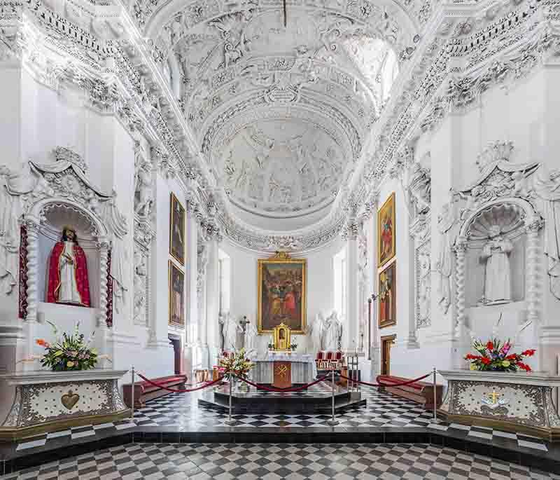 St. Peter and St. Paul's Church: Baroque church in Vilnius, known for stunning interior decorations and stuccoes.
