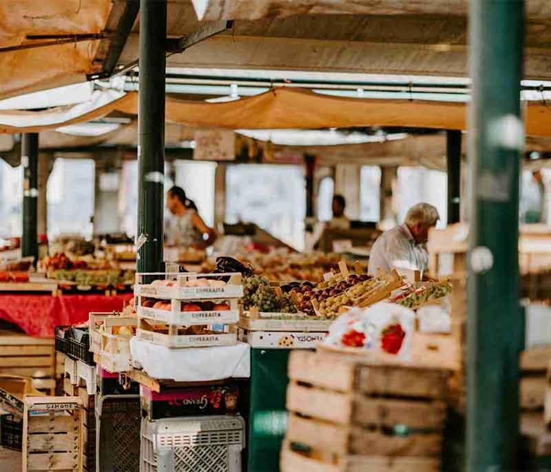 Stanley Market in Hong Kong, a vibrant market offering souvenirs, fashion, and local crafts in a lively atmosphere.