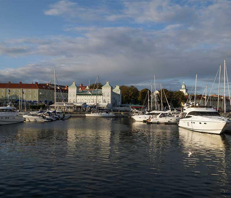 Strömstad - A coastal town known for its beautiful archipelago, seafood, maritime heritage, and scenic views.