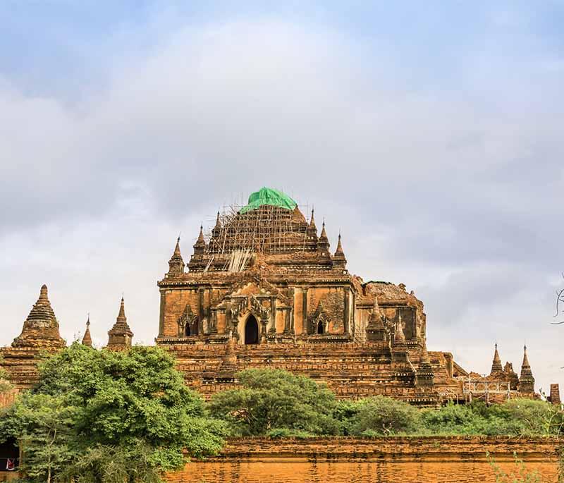 Sulamani Temple, Bagan - An impressive temple with fine brickwork, detailed frescoes, and architectural beauty.