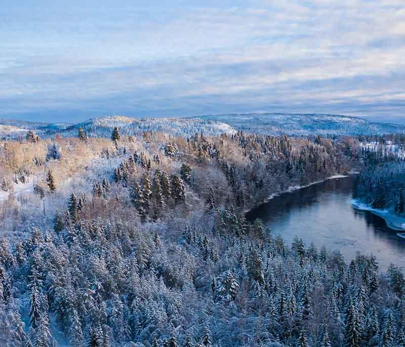 Sundsvall - A city known for its well-preserved stone buildings, scenic location, and cultural events.