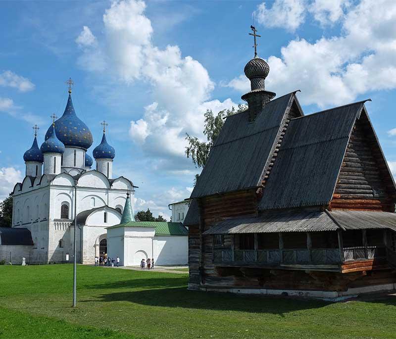 Suzdal, in the Vladimir Region, is a historic town renowned for well-preserved architecture and picturesque rural landscapes.