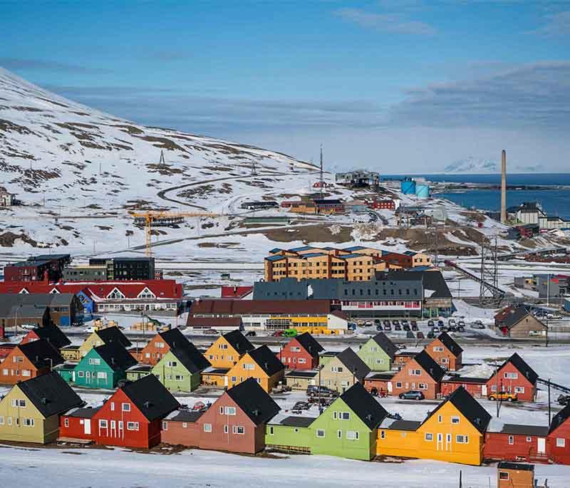 Svalbard - A remote Arctic archipelago known for its polar bears, glaciers, and stunning arctic scenery.