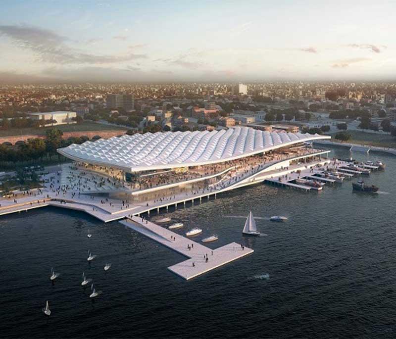 Sydney Fish Market in Sydney, New South Wales, is one of the largest seafood markets, known for its fresh catch and dining.