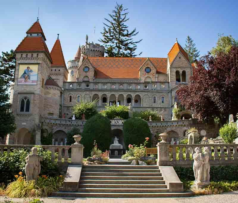 Székesfehérvar - Bory Castle, an eclectic, fairy-tale-like castle built by architect and sculptor Jeno Bory.