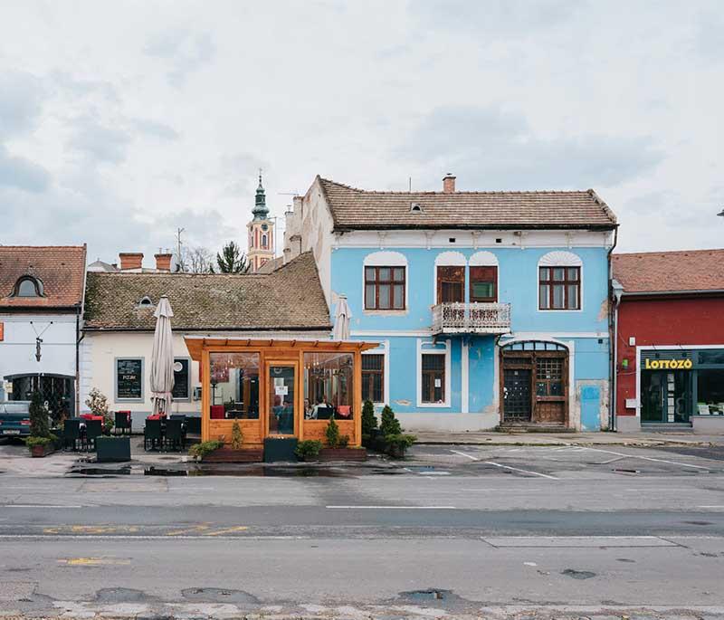 Szentendre - Main Square, a square in a picturesque town known for its art galleries, museums, and architecture.