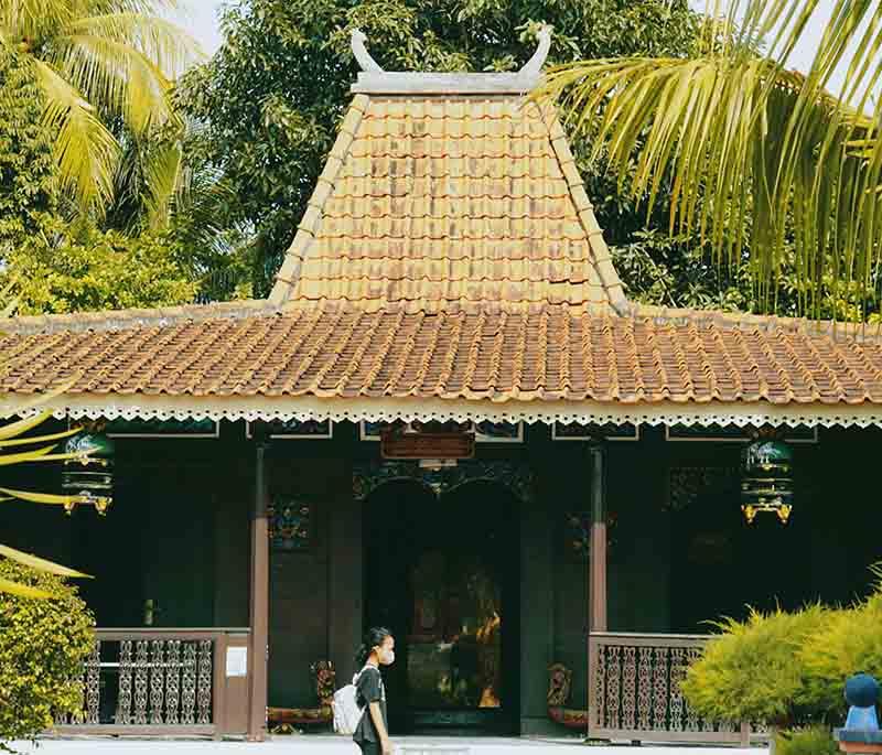 Taman Mini Indonesia Indah, Jakarta, a cultural park showcasing the diverse cultures and traditions of Indonesia.