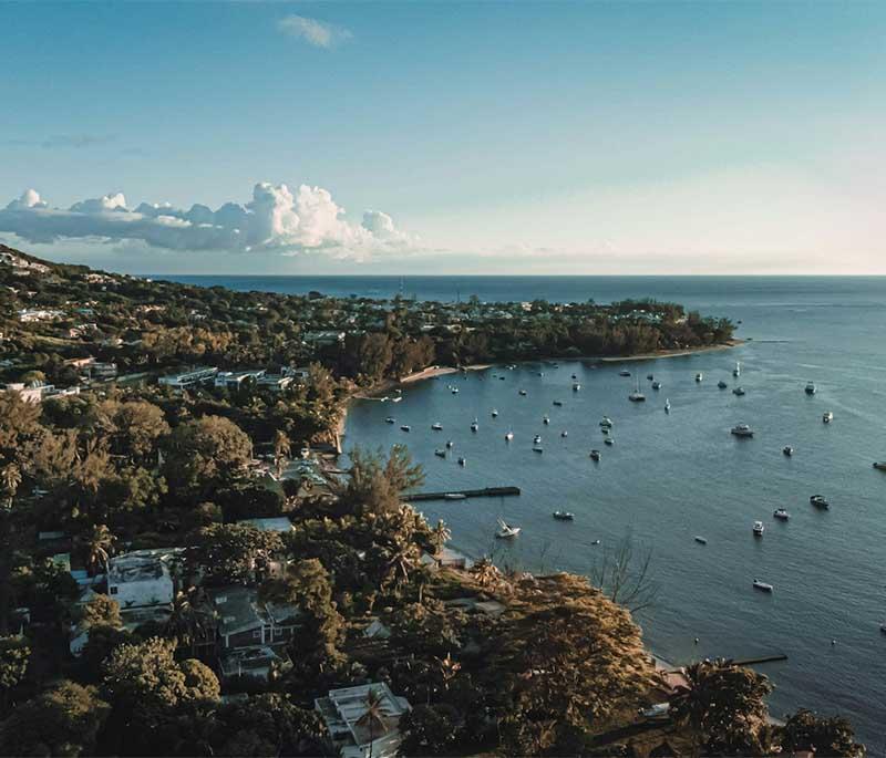 Tamarin Bay - Famous for dolphin spotting and a popular spot for surfing enthusiasts and beach activities.