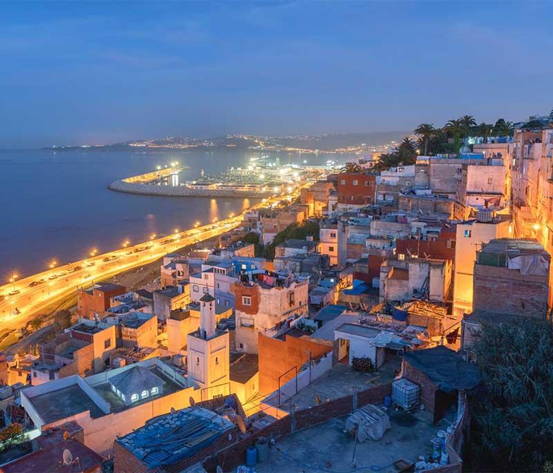 Tangier - The Gateway to Africa: A port city offering a blend of European and Moroccan cultures, with stunning coastal views.