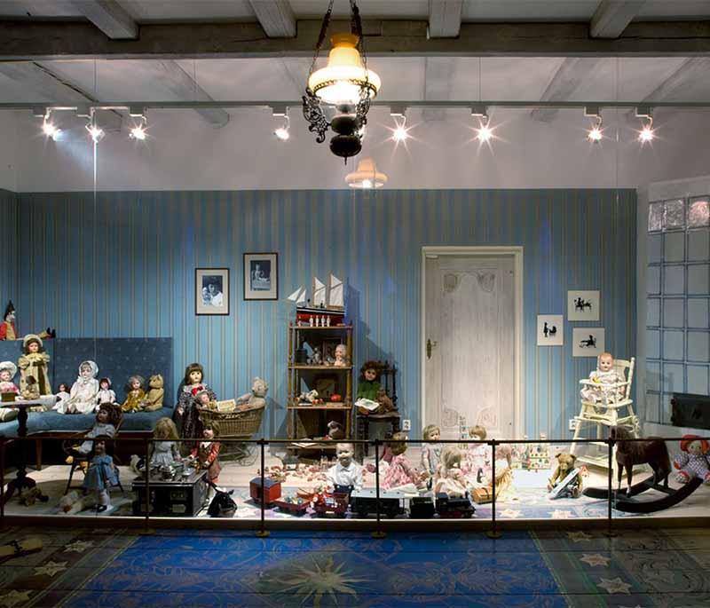 Tartu Toy Museum, a museum in Tartu dedicated to the history of toys and play, with exhibits for children and adults.