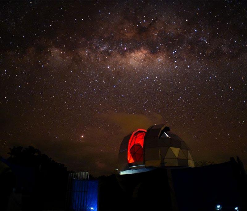 Tatacoa Observatory, in the Tatacoa Desert, offering excellent stargazing opportunities in a dramatic desert landscape.