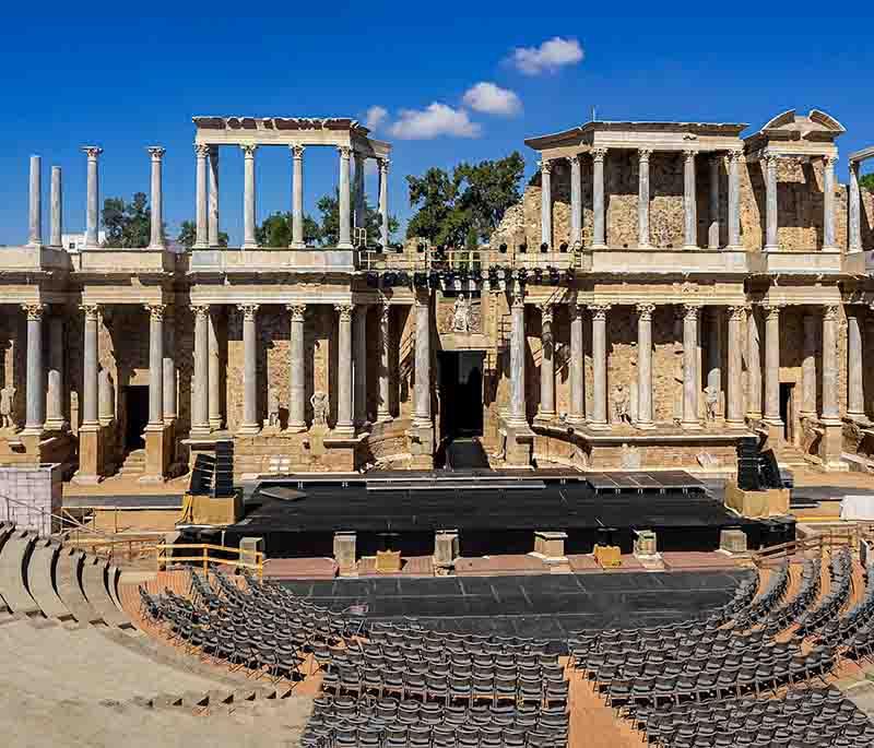 Teatro Romano (Mérida) - A well-preserved Roman theater in Mérida, part of the city's extensive Roman archaeological site.