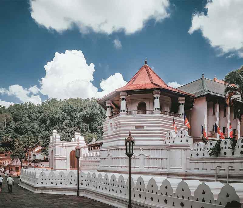 Temple of the Sacred Tooth Relic, Kandy - A significant Buddhist temple housing a relic of the tooth of the Buddha.