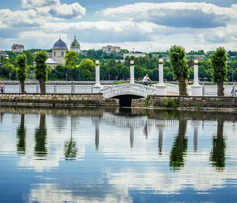 Ternopil - A picturesque city with a beautiful lake, offering outdoor activities and cultural landmarks.