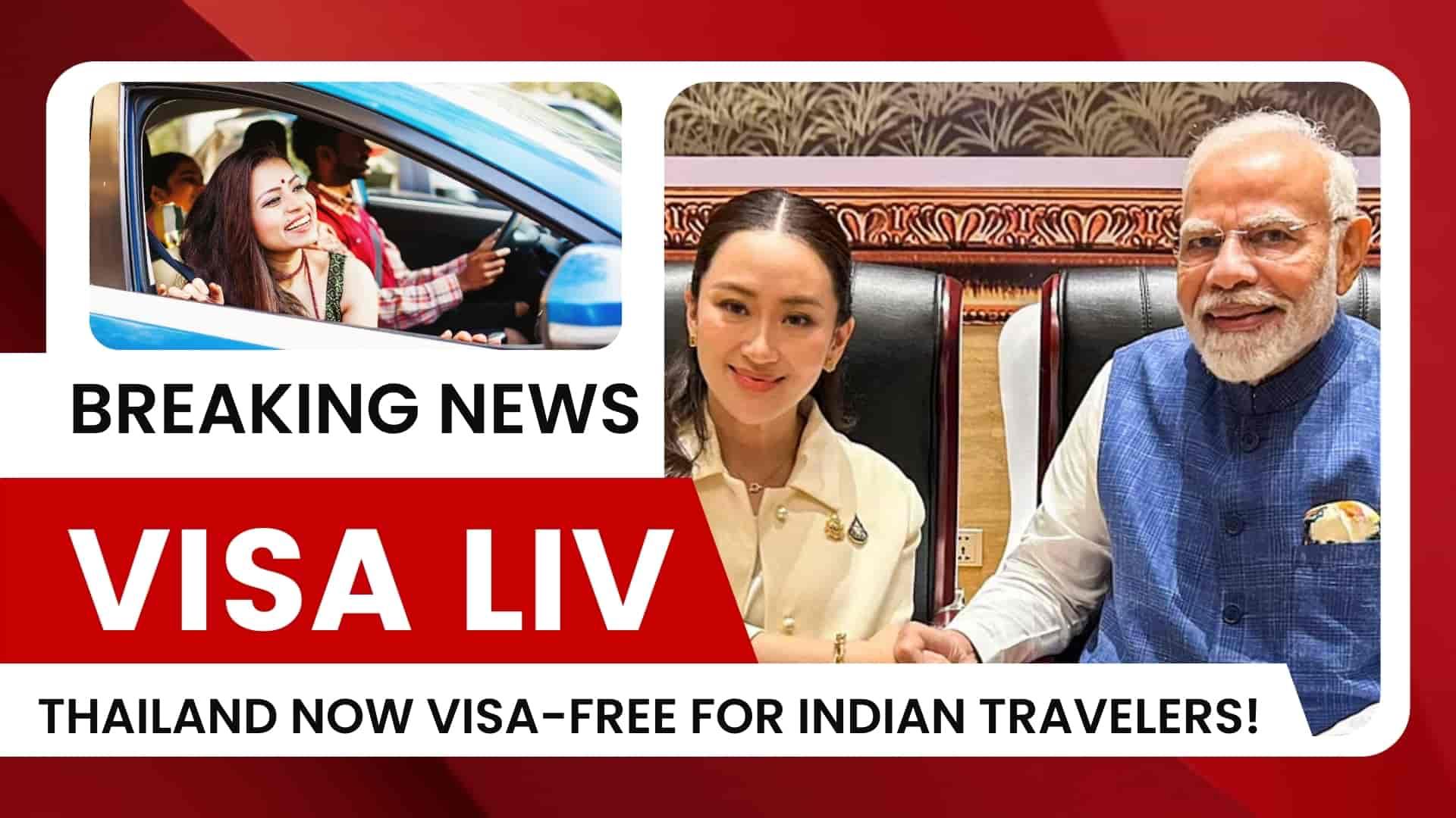 India travelers can now visit Thailand without a visa, making it easier for them to explore this popular tourist destination.