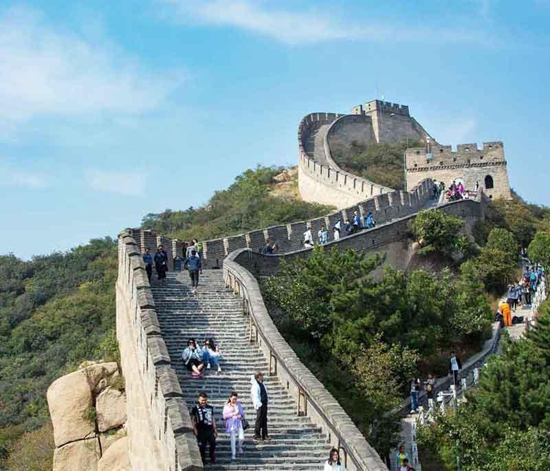 The Great Wall of China stretches thousands of miles and is one of the most iconic and enduring symbols of China.