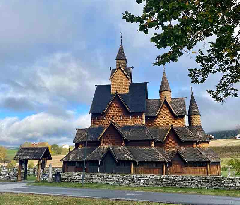 The Heddal Stave Church - The largest and best-preserved stave church in Norway, located in Notodden.