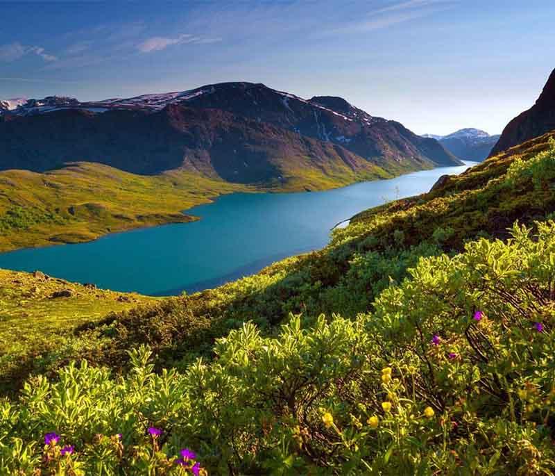 The Jotunheimen National Park - Home to Norway's highest peaks and some of the best hiking in the country.